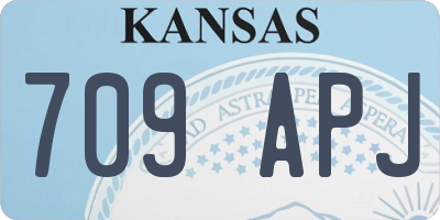 KS license plate 709APJ