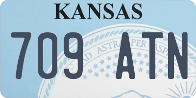 KS license plate 709ATN