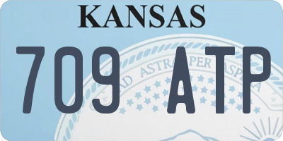 KS license plate 709ATP