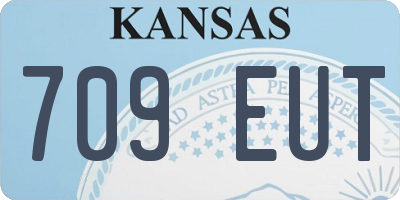 KS license plate 709EUT