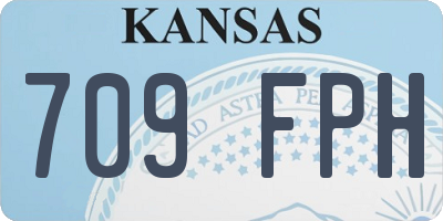KS license plate 709FPH