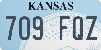 KS license plate 709FQZ