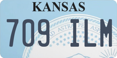 KS license plate 709ILM
