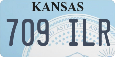 KS license plate 709ILR