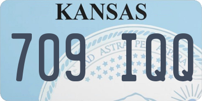 KS license plate 709IQQ