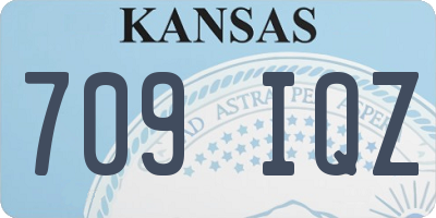KS license plate 709IQZ