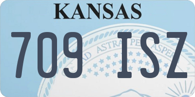 KS license plate 709ISZ