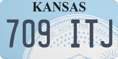 KS license plate 709ITJ