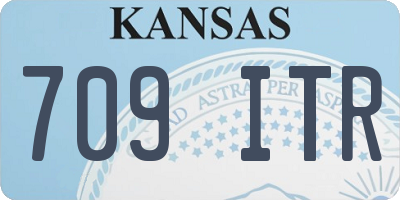KS license plate 709ITR