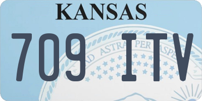 KS license plate 709ITV