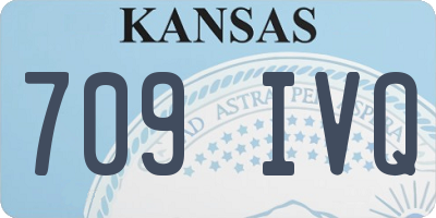KS license plate 709IVQ
