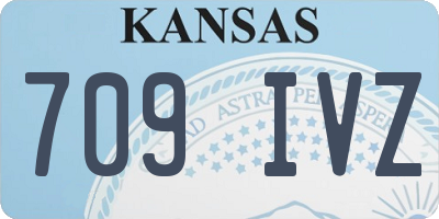KS license plate 709IVZ