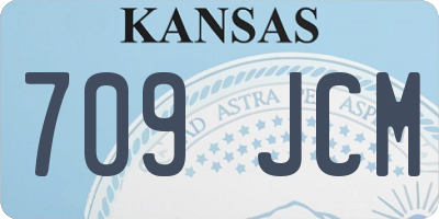 KS license plate 709JCM