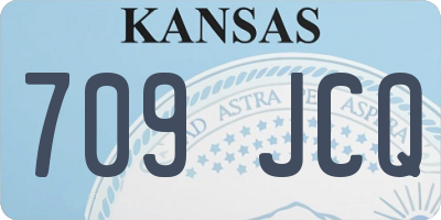 KS license plate 709JCQ