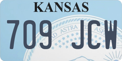 KS license plate 709JCW