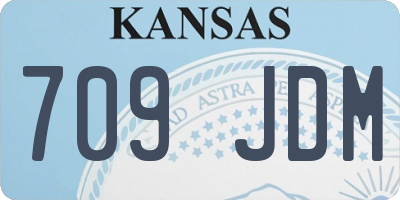KS license plate 709JDM