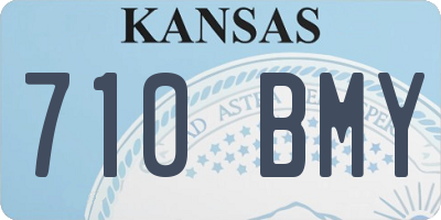 KS license plate 710BMY