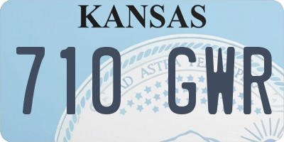 KS license plate 710GWR