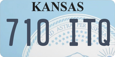 KS license plate 710ITQ