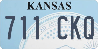 KS license plate 711CKQ
