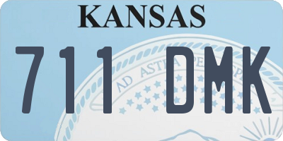KS license plate 711DMK