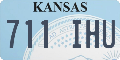 KS license plate 711IHU