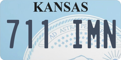 KS license plate 711IMN