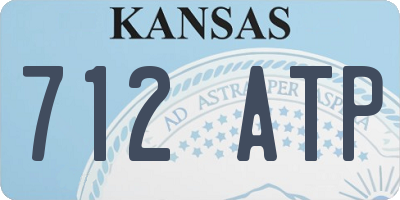 KS license plate 712ATP