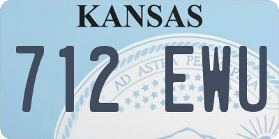 KS license plate 712EWU