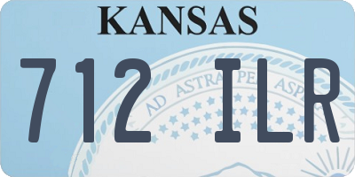 KS license plate 712ILR