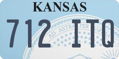 KS license plate 712ITQ