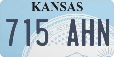 KS license plate 715AHN