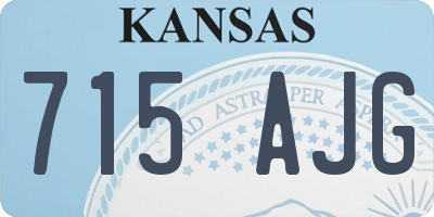 KS license plate 715AJG