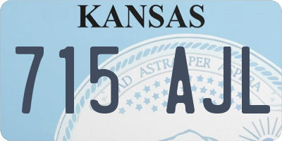 KS license plate 715AJL