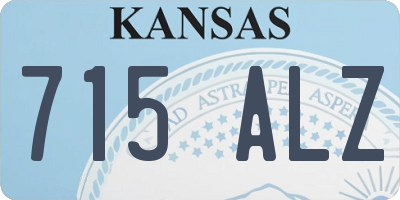 KS license plate 715ALZ