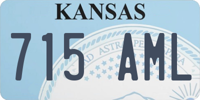 KS license plate 715AML