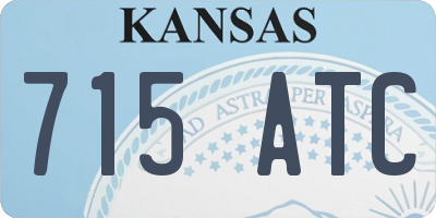KS license plate 715ATC