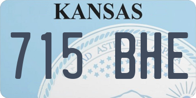 KS license plate 715BHE