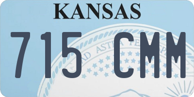 KS license plate 715CMM