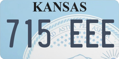 KS license plate 715EEE
