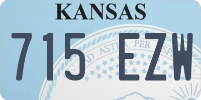 KS license plate 715EZW
