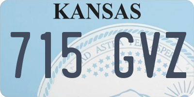 KS license plate 715GVZ