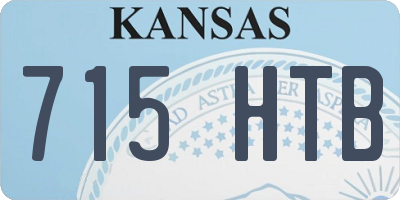KS license plate 715HTB