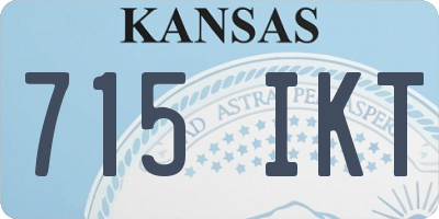 KS license plate 715IKT