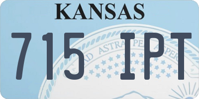 KS license plate 715IPT