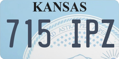 KS license plate 715IPZ