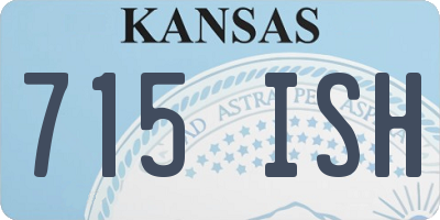 KS license plate 715ISH