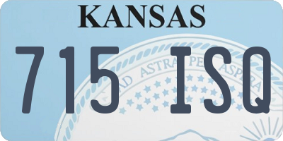 KS license plate 715ISQ