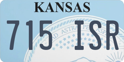 KS license plate 715ISR