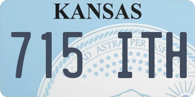 KS license plate 715ITH